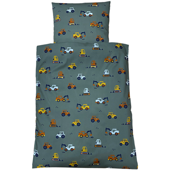 Nørgaard Madsen Babysengetøj, Grøn med maskiner